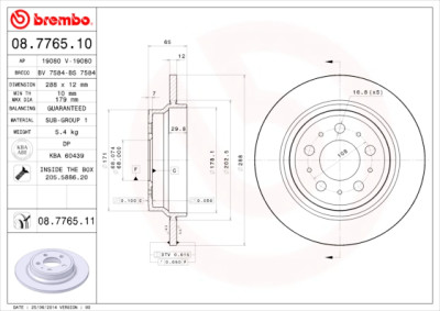 Set di dischi freno COATED DISC LINE
