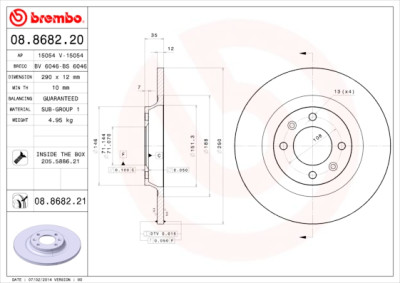Set di dischi freno COATED DISC LINE