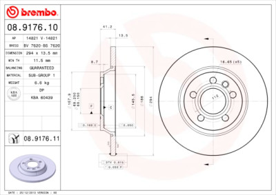 Set di dischi freno COATED DISC LINE