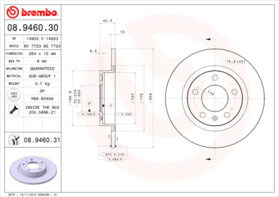 Set di dischi freno