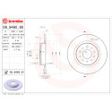 Set dischi freno BREMBO COATED DISC LINE 08.9460.61