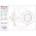 Set dischi freno BREMBO 08.9826.10