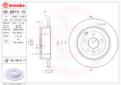 Set di dischi freno COATED DISC LINE