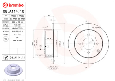 Set di dischi freno COATED DISC LINE