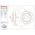 Set dischi freno BREMBO 08.A114.20