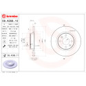 Set dischi freno BREMBO 08.A268.10