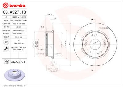 Set di dischi freno COATED DISC LINE