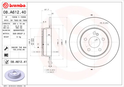 Set di dischi freno COATED DISC LINE