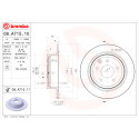Set dischi freno BREMBO 08.A715.10
