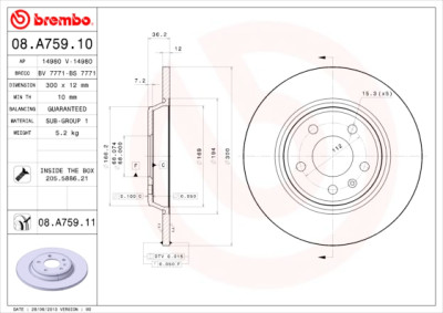 Set di dischi freno COATED DISC LINE