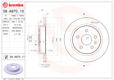 Set di dischi freno COATED DISC LINE