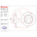 Set dischi freno BREMBO 08.B271.10