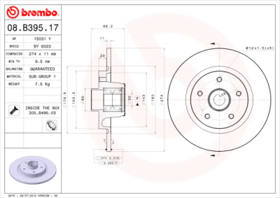 CUSCINETTO DISC LINE Disco freno