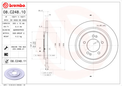 Set di dischi freno COATED DISC LINE