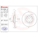 Set dischi freno BREMBO 08.C309.10