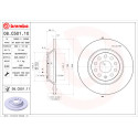 Set dischi freno BREMBO 08.C501.11