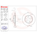Set dischi freno BREMBO COATED DISC LINE 09.5457.31