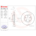 Set dischi freno BREMBO 09.6708.10