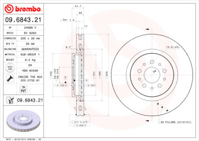 Set di dischi freno COATED DISC LINE