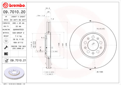 Set di dischi freno COATED DISC LINE