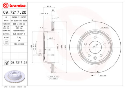 Set di dischi freno COATED DISC LINE