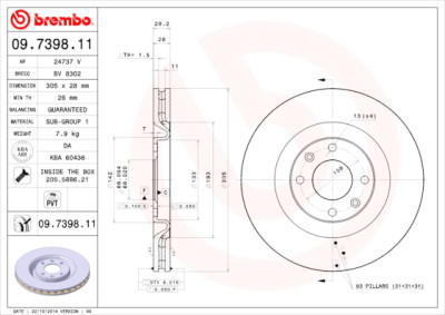 Set di dischi freno COATED DISC LINE