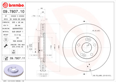 Set di dischi freno COATED DISC LINE