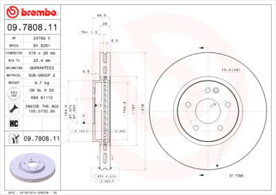 Set di dischi freno COATED DISC LINE