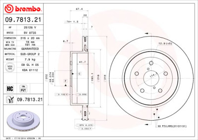 Set di dischi freno COATED DISC LINE