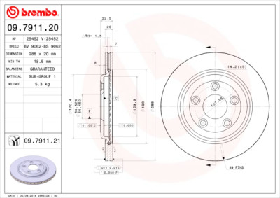 Set di dischi freno COATED DISC LINE