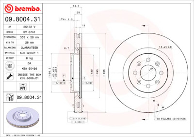 Set di dischi freno COATED DISC LINE