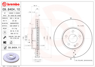 Set di dischi freno COATED DISC LINE