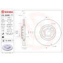 Set dischi freno BREMBO COATED DISC LINE 09.8690.11