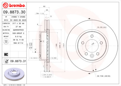 Set di dischi freno COATED DISC LINE