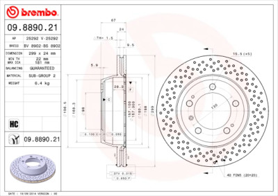 Set di dischi freno COATED DISC LINE