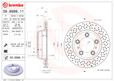 Set di dischi freno COATED DISC LINE