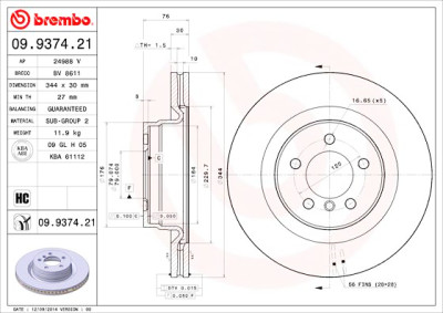 Set di dischi freno COATED DISC LINE