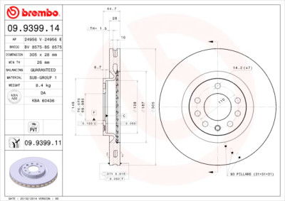 Set di dischi freno COATED DISC LINE
