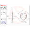 Set dischi freno BREMBO 09.9726.10
