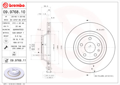 Set di dischi freno COATED DISC LINE