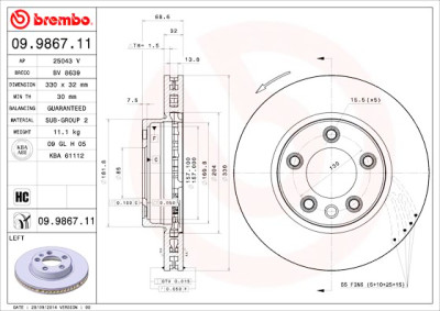 Set di dischi freno COATED DISC LINE