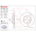 Set dischi freno BREMBO 09.A047.30