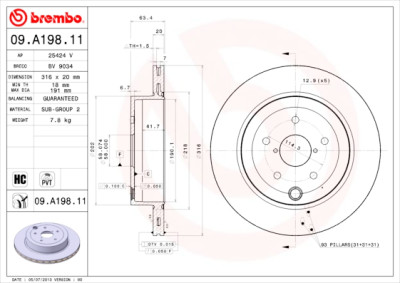 Set di dischi freno COATED DISC LINE