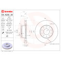Set dischi freno BREMBO 09.A235.20