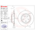 Set dischi freno BREMBO 09.A270.10