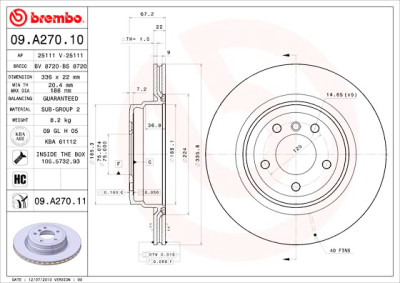 Set di dischi freno COATED DISC LINE
