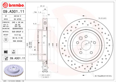 Set di dischi freno COATED DISC LINE