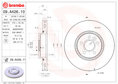 Set di dischi freno COATED DISC LINE