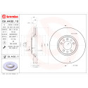 Set dischi freno BREMBO COATED DISC LINE 09.A430.11