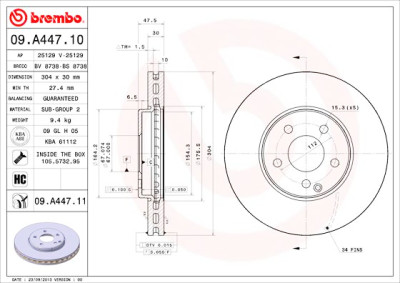 Set di dischi freno COATED DISC LINE